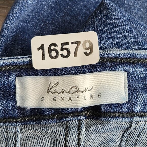 Kancan Jeans Girls 10 Blue Skinny Leg Snap Fly Classic Casual Ankle Denim Kids - Picture 10 of 13